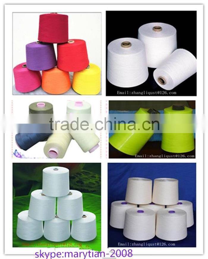 100% spum polyester yarn for sewing thread 24s/2 dyed