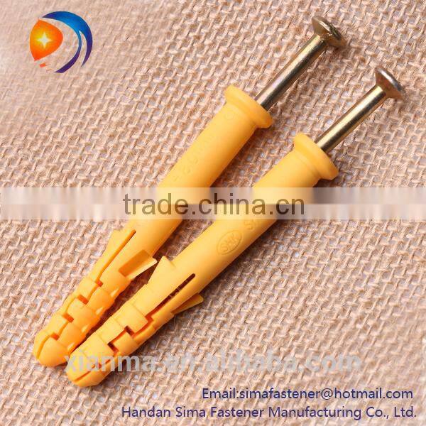 plastic anchor/plastic wall plug/tapered wall plug
