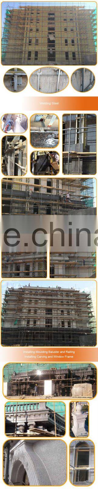 Bank building facade decoration limestone exterior wall designs
