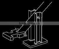 steel hardware nail stake puller for metal forming in concrete building