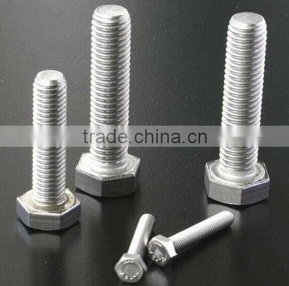 low price manufacture stainless steel hex bolt