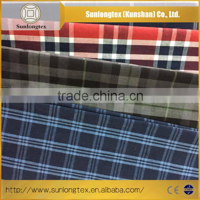 New Year Promotion shirt cotton fabric dyed fabric material for making dresses,fabric material for making dresses