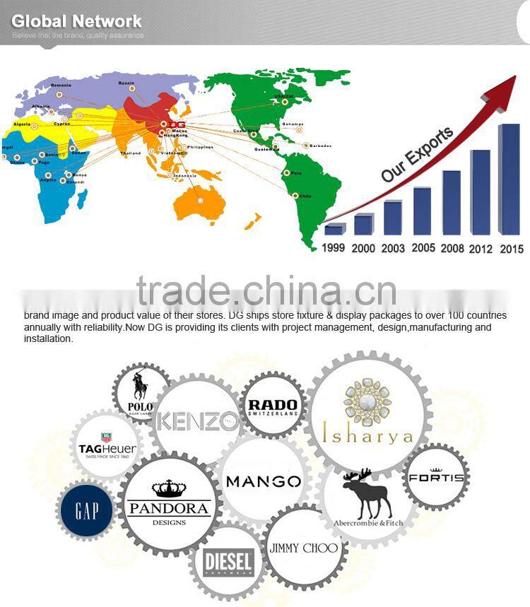 Luxury High End Wood Mall Cosmetic Kiosk