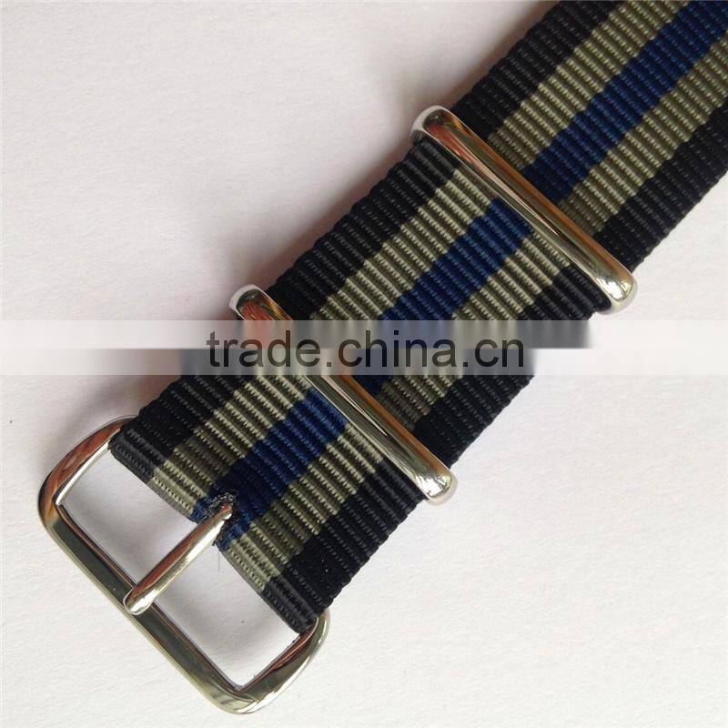 One Piece Custom Printed Nylon Nato Watch Straps 22mm