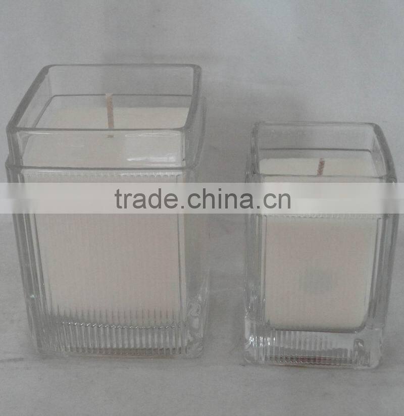 Scented Pure Soy Wax Candle in glass jar for Christmas