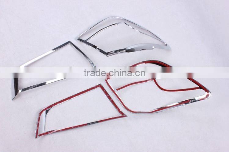 ABS Chrome Tail Light Lamp Cover 4 Pcs For ASX 2013 Accessories
