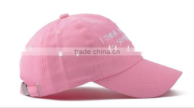 100% cotton twill fashion custom designed baseball sports caps