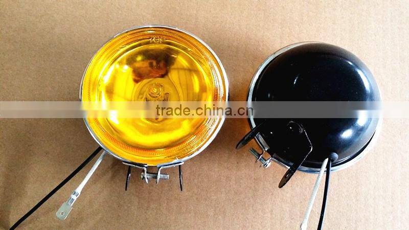 12V 4 inch Voltage chrome black housing car accessory auto headlight