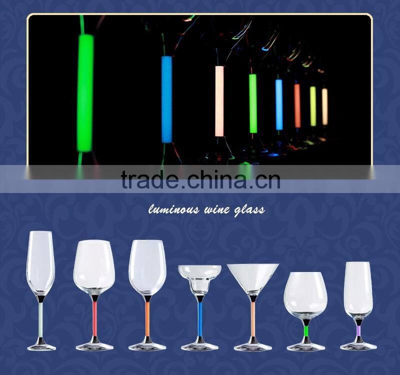 Wholesale handmade magic neck glass cup with magic magic cup glassware used for party at night