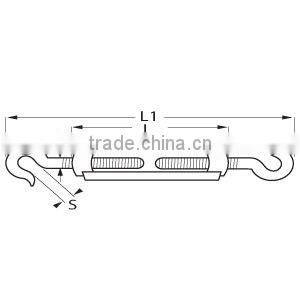 Stainless Steel Sus 304 DIN1480 Construction Straining Screw