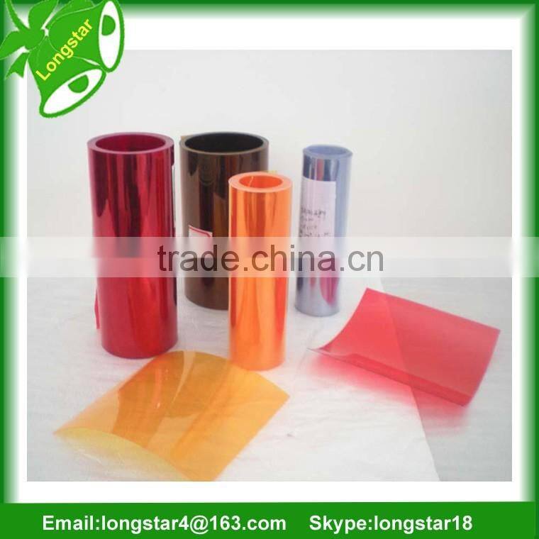PVC rigid clear film for vacuum forming