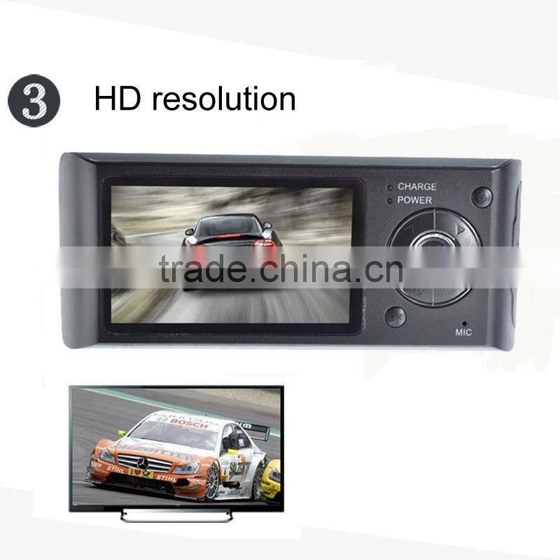 OEM Support SQ Motion Detection Dash Cam 1080p Dual Channel Car DVR With GPS Dual Channel