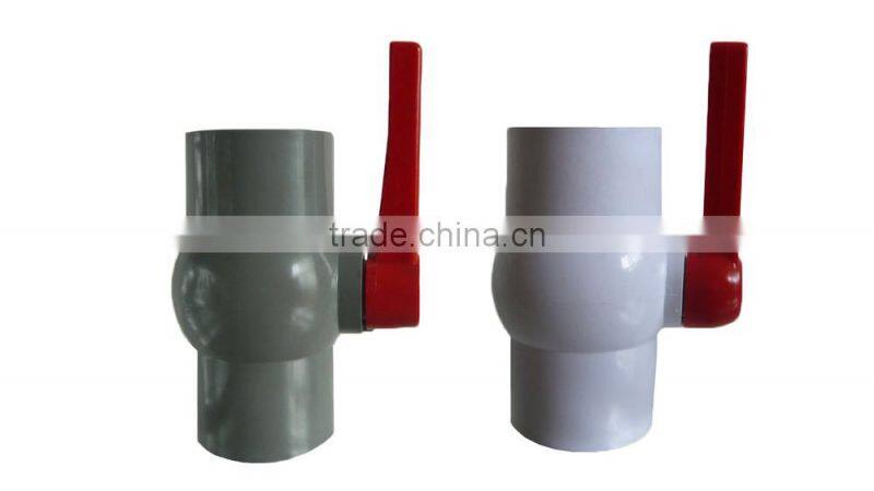 Level and butterfly Handle PVC Ball Valve