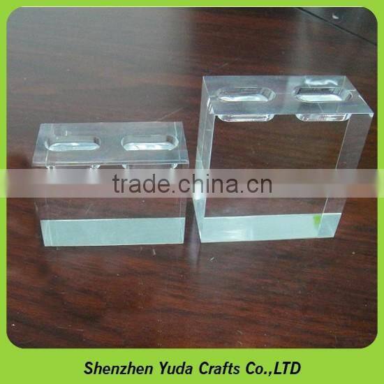 Modern Art Milling Acrylic Parts Plastic Fabrication with Precision Milling Finish