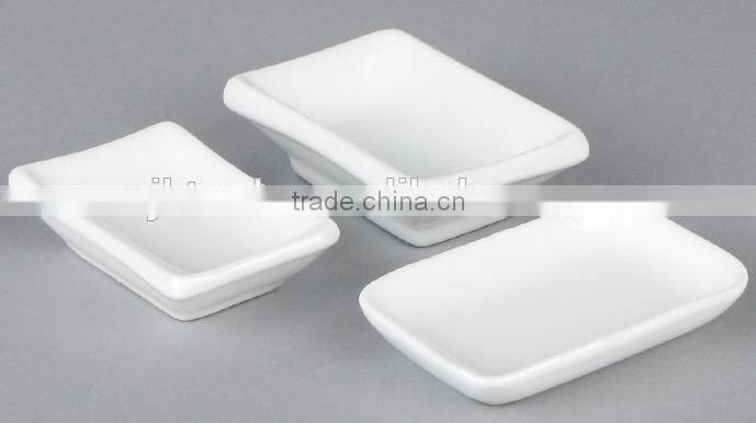 Unique Small White Ceramic Salad Bowl