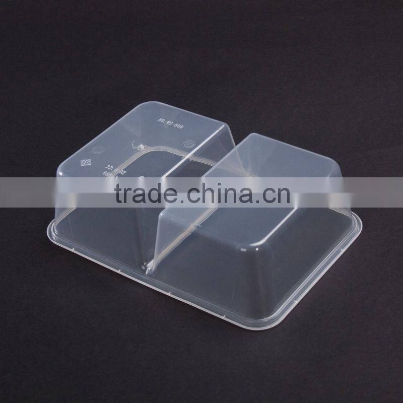 1000ml PP plastic disposable food box