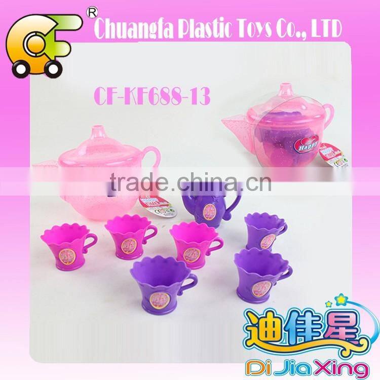 Hot item play pretend toy utensils tea set toy for kids
