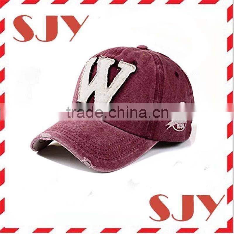 Low Profile 6 Panel Vintage Adjustable Snapback Hat