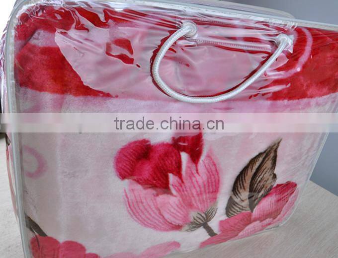 new 2014 bed sheet raschel blanket