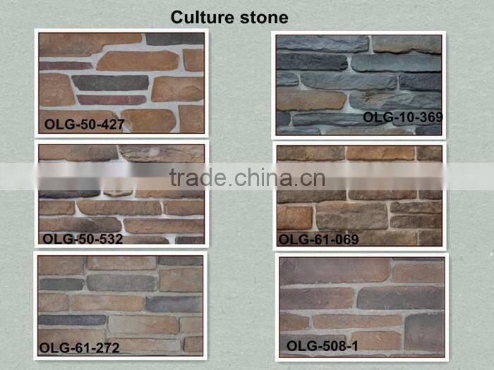 artificial decorative stone for wall cladding