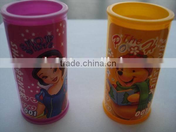 novelty plastic multi-function pencil sharpener with eraser