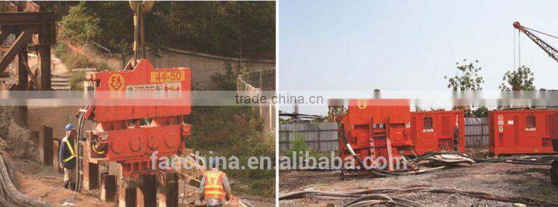 FAECHINA Profesional Hydraulic Vibratory Hammer Pile Driver for Guardrail