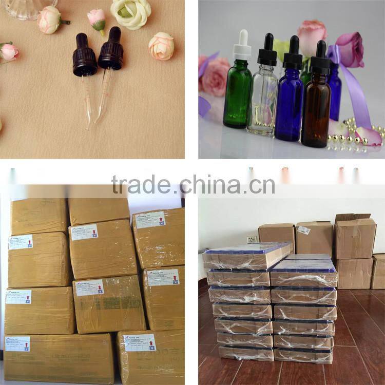 purple glass dropper bottle with rubber dropper sealing type withgolden lid silver lid for essential oil bottle