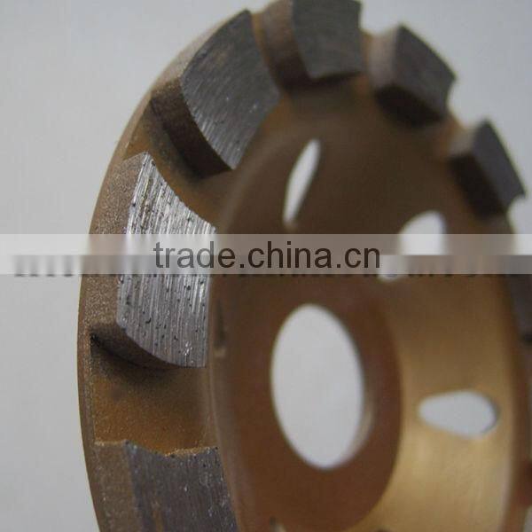 4" Sharp Cup-shape Diamond Grinding Wheel
