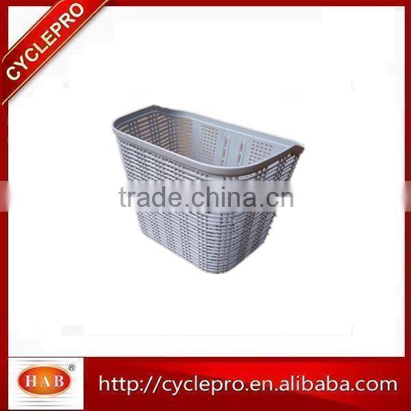 Colorful Bigger bicycle Plastic Front basket/city plastic bike basket/city