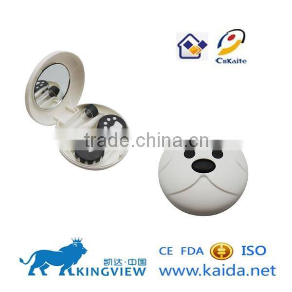 blue magic eye animal contact lenses cases