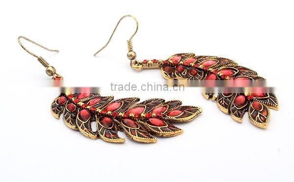 Vintage leaf earring best selling products earrings women