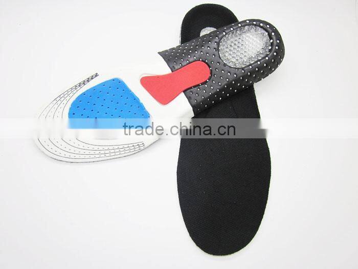 Multiple colors foot massage memory foam spor tLatex foam shoe insole shoes insole