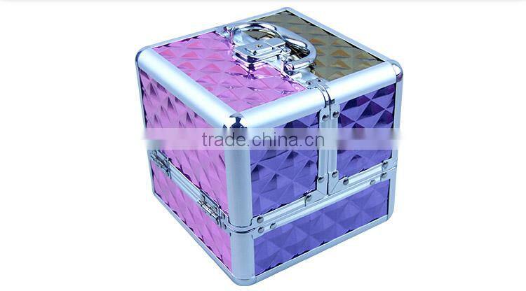 Women Fashion Portable Wholesale Professional ABS Empty Makeup Case With Drawers