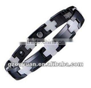 High polished faceted black ceramic bracelet, fashion ceramic bracelet
