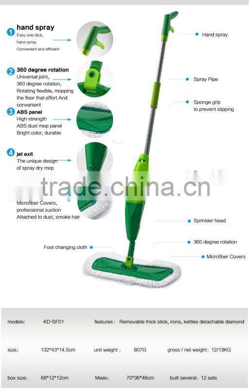 Spray Mop With Removable Water Bottle