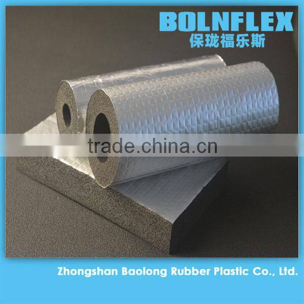 Aluminium Foil Faced Rubber Foam Sheet Heat Insulation Material
