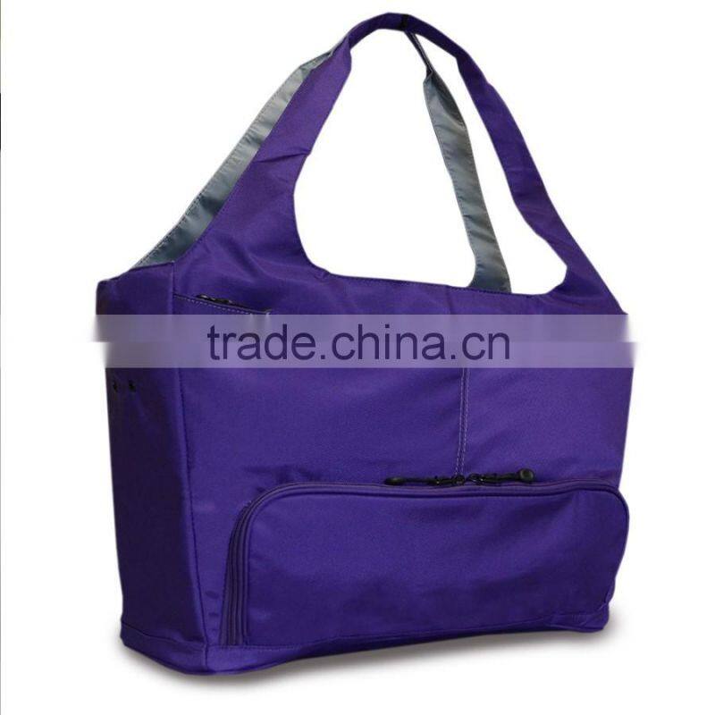 Customized Yoga Mat Tote Bag with Bottle Pocket Carrier Pilates Mat Bag(YX-Z161)