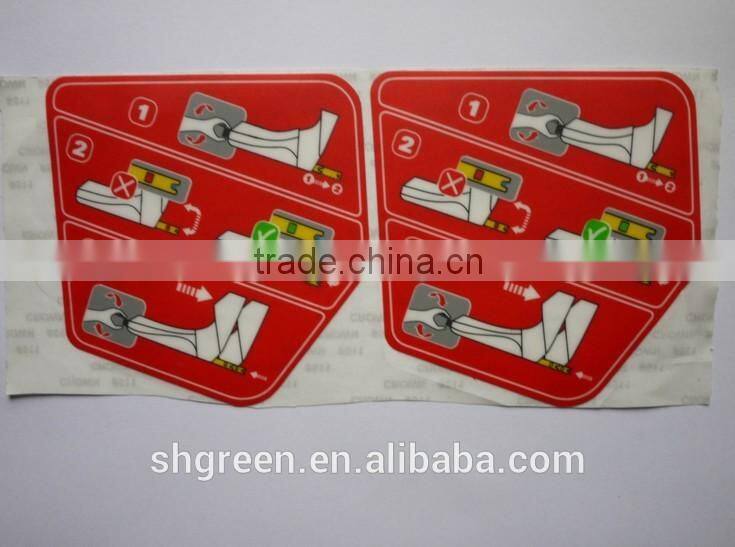 Safe paper sticker for cosmetics