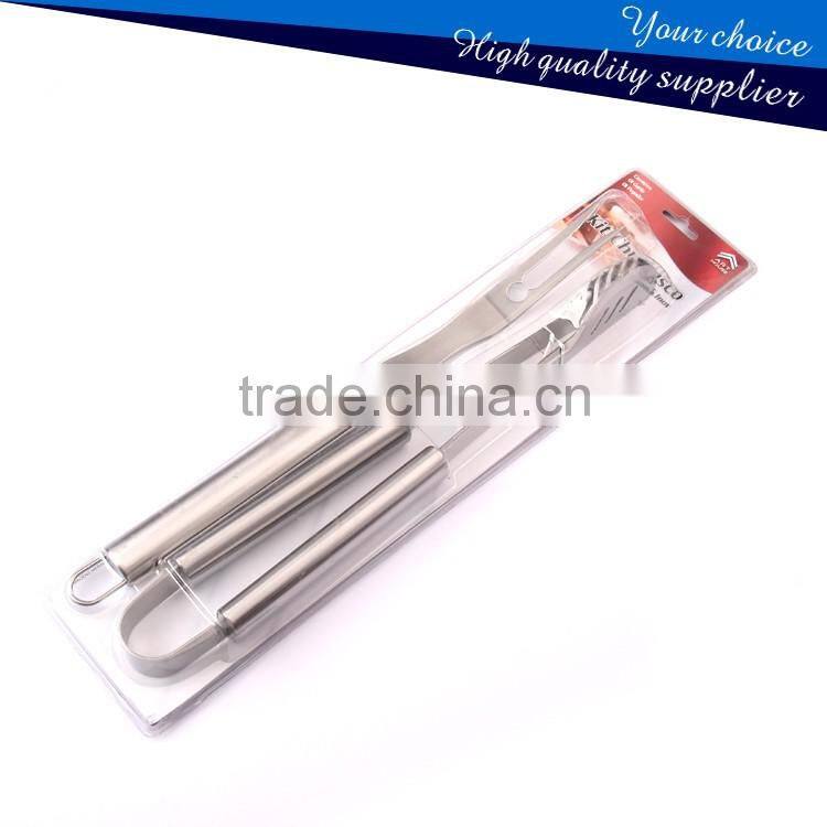 Low Price 2PCS Long Handle BBQ Grill tools set with Color Card Packing