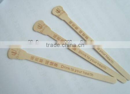2014 hot sale eco-friendly Wooden coffee stirrer stick