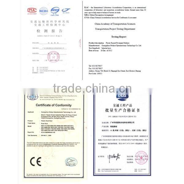 roadway Plastic Reflective Road studs