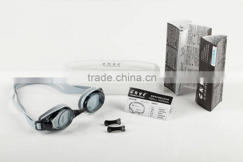CNYE best adult professional swimming goggles men women's plain waterproof anti-fog swimming goggles