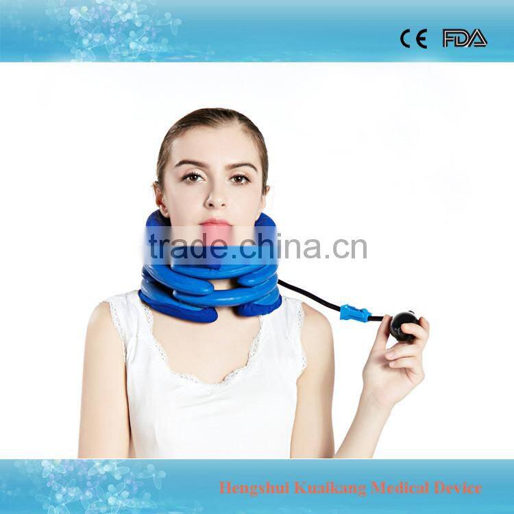 Universal rubber neck collar inflatable cervical traction adjustable soft cervical collar