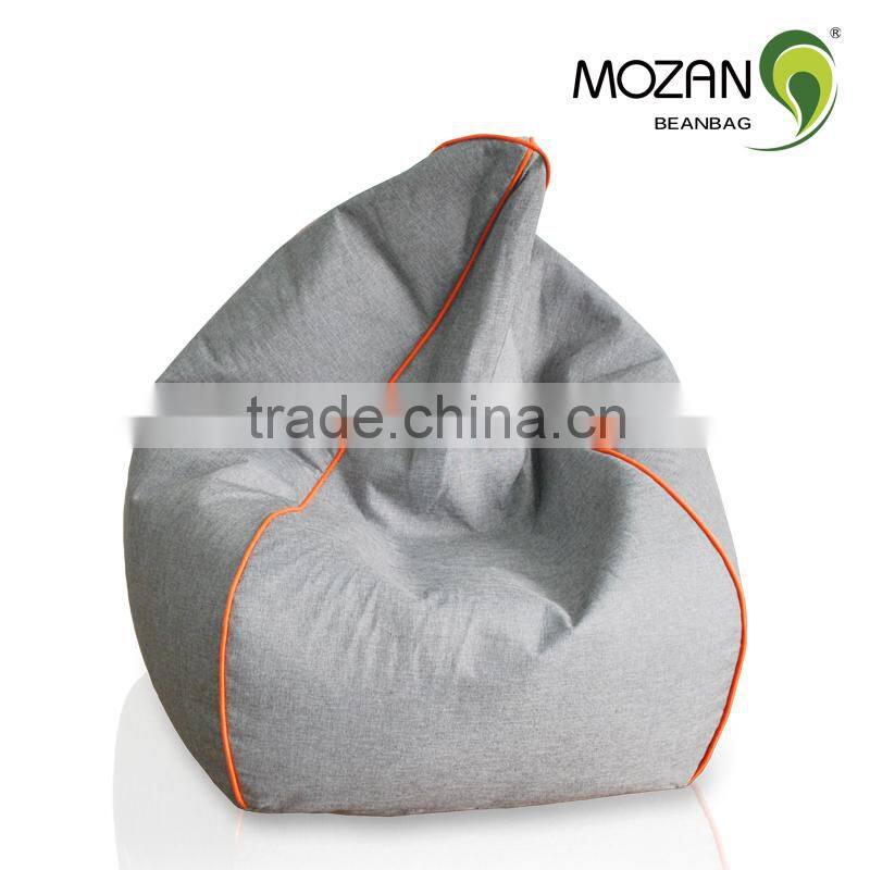 linen fabric beanbag chair / bean bag stool