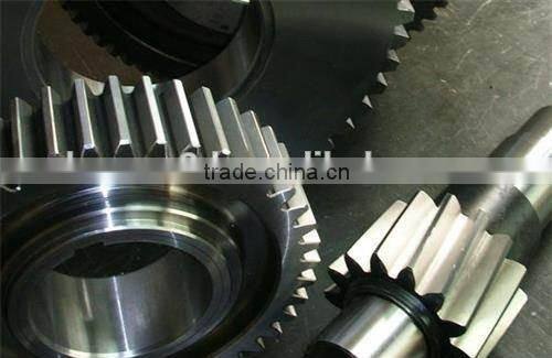 Custom precision metal fixed gear spur and helical gears starter drive gear