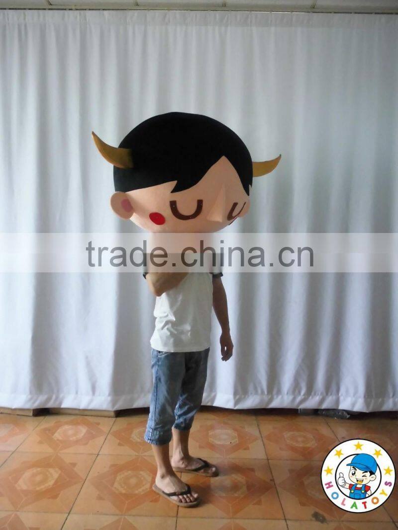 Hola custom mascot head/mascot costume supplier China