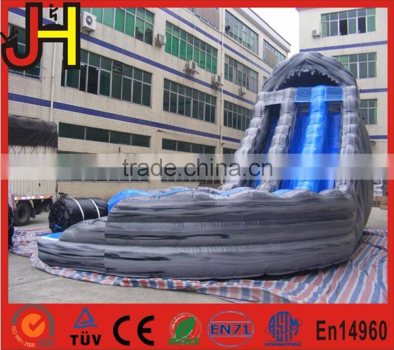 Hot Summer Giant Inflatable Wave Slide For Event Party