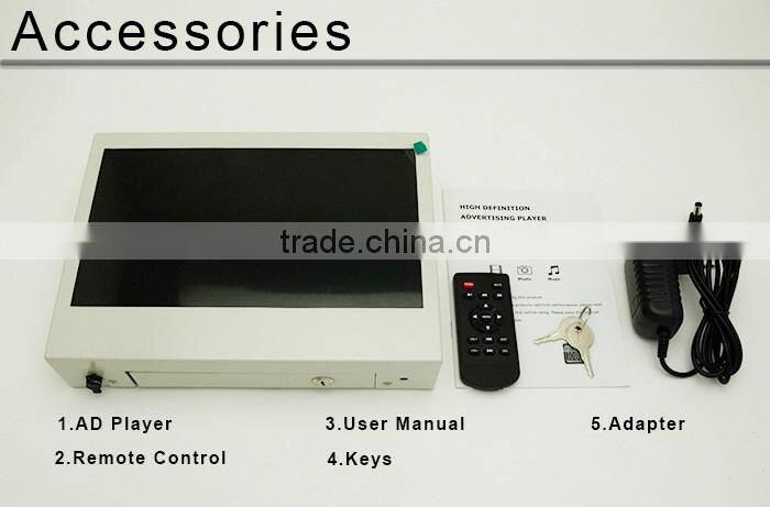 10.1inch Luminance 1000 waterproof picture frame outdoor led advertising screen price