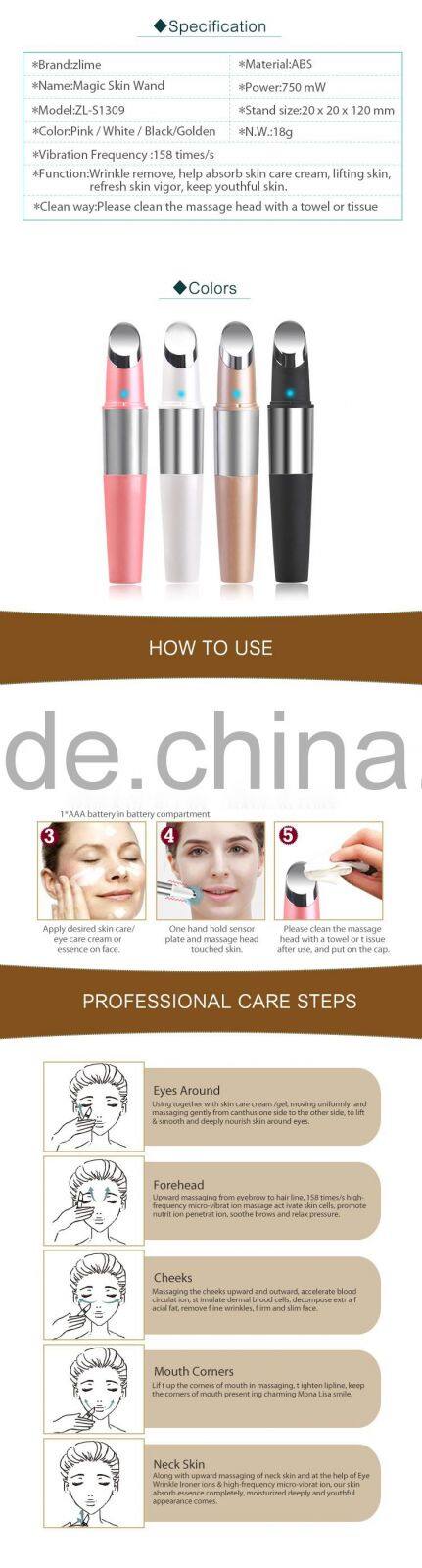 Iontophonersis electric face lifting bands