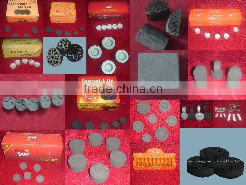 Silver bar shisha charcoal